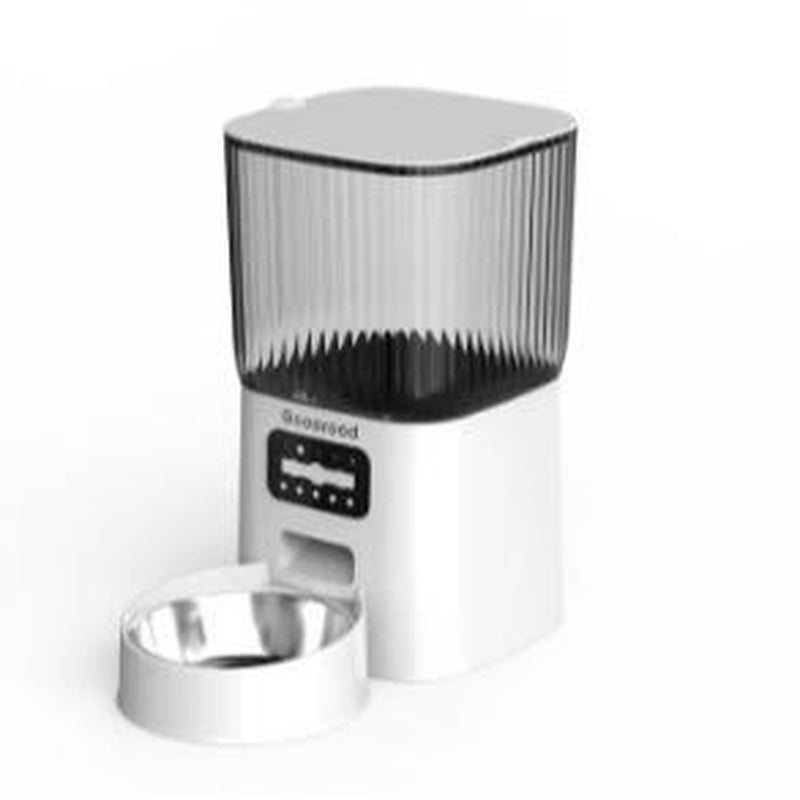 【Outdoorfun】4L Automatic Cat Feeder for 2 Cats with Camera| Dual Stainless Steel Bowls | App-Controlled with Camera | Real-Time Video Chat | Ideal for Cats & Dogs ! #1
